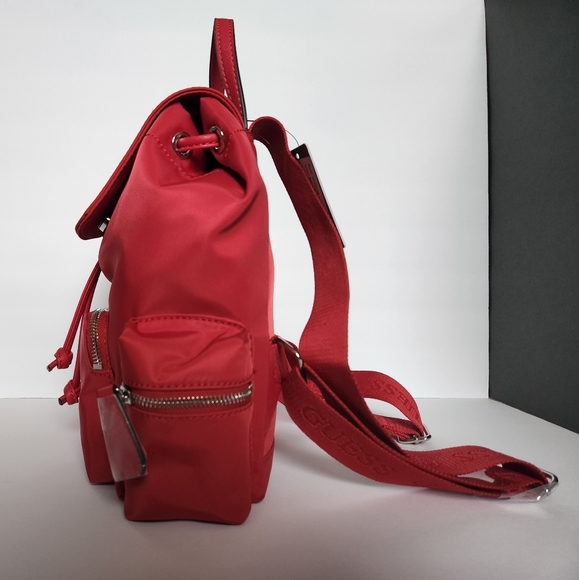🔥 LIMITED ONLY 🔥 New Red Guess Pippen Backpack - Picture 3 of 8